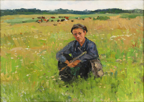 Yuri Fedorovich Vnodchenko painting artwork for sale / картина на продажу произведение искусства - The Herdsman 3