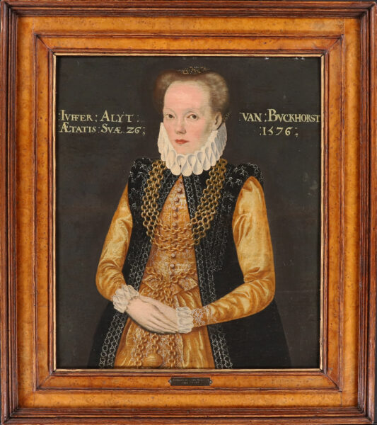 Mor van Dashorst, Circle of Anthonis - Portrait of Juffer Alyt van Buckhorst (kf)