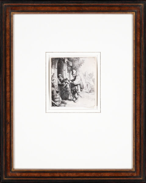 Rembrandt van Rijn etching for sale / ets te koop / gravure a vendre - The Rat Catcher 1632 f