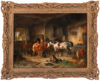 Wouter Verschuur schilderij te koop / tableaux a vendre / painting for sale - The Return from the Hunt framed