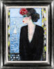 Jean-Pierre Cassigneul painting for sale / tableaux a vendre - La Robe Noir, 2019 framed