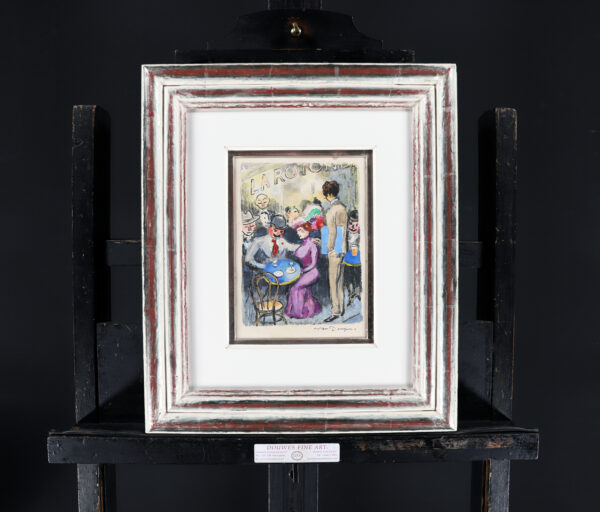 Kees van Dongen artwork for sale / aquarel te koop / aquarel a vendre - La Rotonde, c. 1949