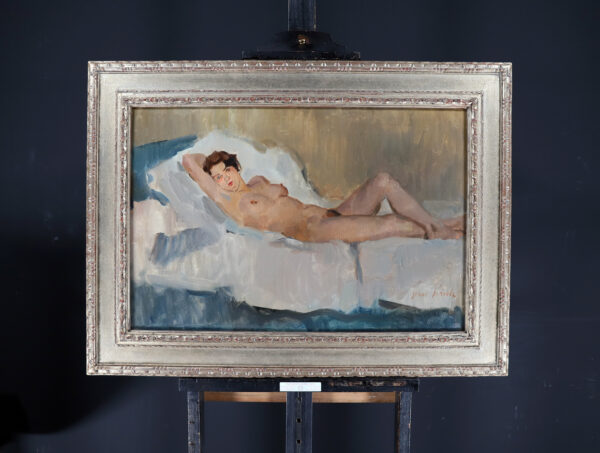 Isaac Israels schilderij te koop / painting for sale / tableaux a vendre - A reclining nude