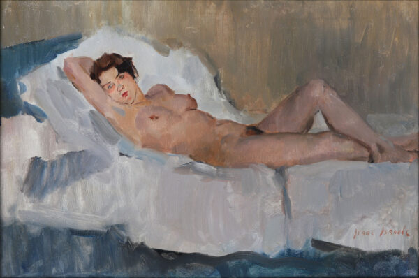 Isaac Israels schilderij te koop / painting for sale / tableaux a vendre - A reclining nude kf