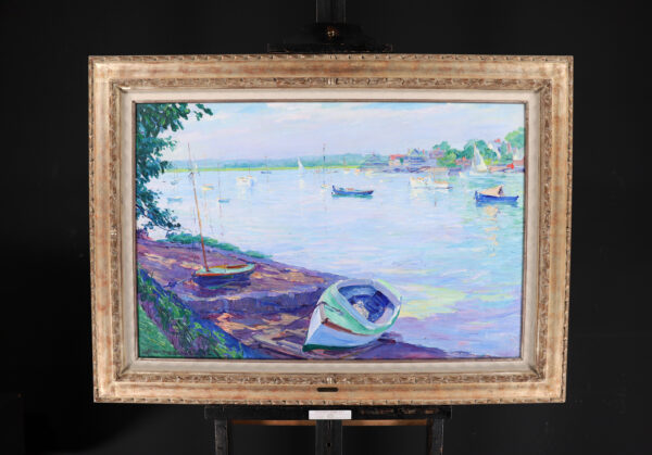 William Malherbe painting for sale / tableaux a vendre - Summer Morning, Annisquam Cove, Cape Ann, Massachusetts 1941