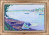 William Malherbe painting for sale / tableaux a vendre - Summer Morning, Annisquam Cove, Cape Ann, Massachusetts 1941 framed