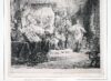 Rembrandt van Rijn etching for sale / ets te koop / gravure a vendre - The Death of the Virgin, 1639 (detail2