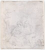 Rembrandt van Rijn etching for sale / ets te koop / gravure a vendre - The Rest on the Flight into Egypt; lightly etched 1645 kf