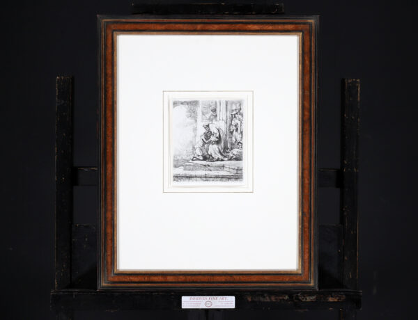 Rembrandt van Rijn etching for sale / ets te koop / gravure a vendre - The Return of the Prodigal Son, 1636 framed2