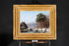 Andreas Schelfhout painting for sale / schilderij te koop / tableaux a vendre - A wooded winter landscape with figures on and along a frozen river, 1856 (framed2)