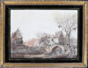 Andreas Schelfhout aquarel Leids buskruitramp / watercolour for sale - The Leiden Gunpowder Disaster, 1807 (B) 1