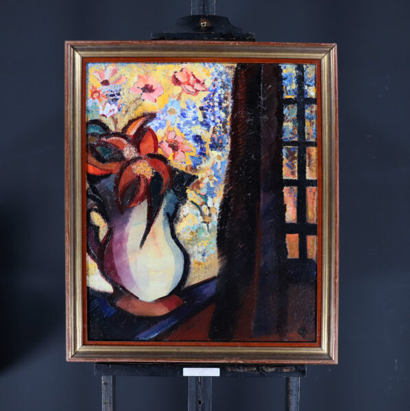 Charley Toorop painting for sale / schilderij te koop / tableaux a vendre - A flower still life in a jug, 1919