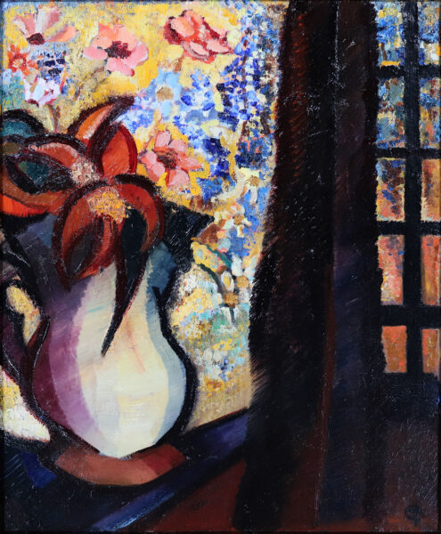 Charley Toorop painting for sale / schilderij te koop / tableaux a vendre - A flower still life in a jug, 1919 kf